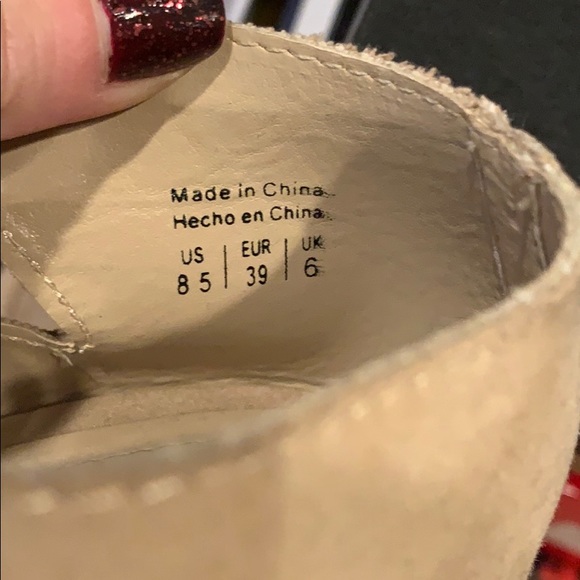 Nude Platform Wedges - Picture 6 of 6